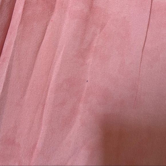 LoveShackFancy Silk Maxi Dress Pink Tie Dye Empire Pleated Bust | Size 4 - Picture 16 of 16